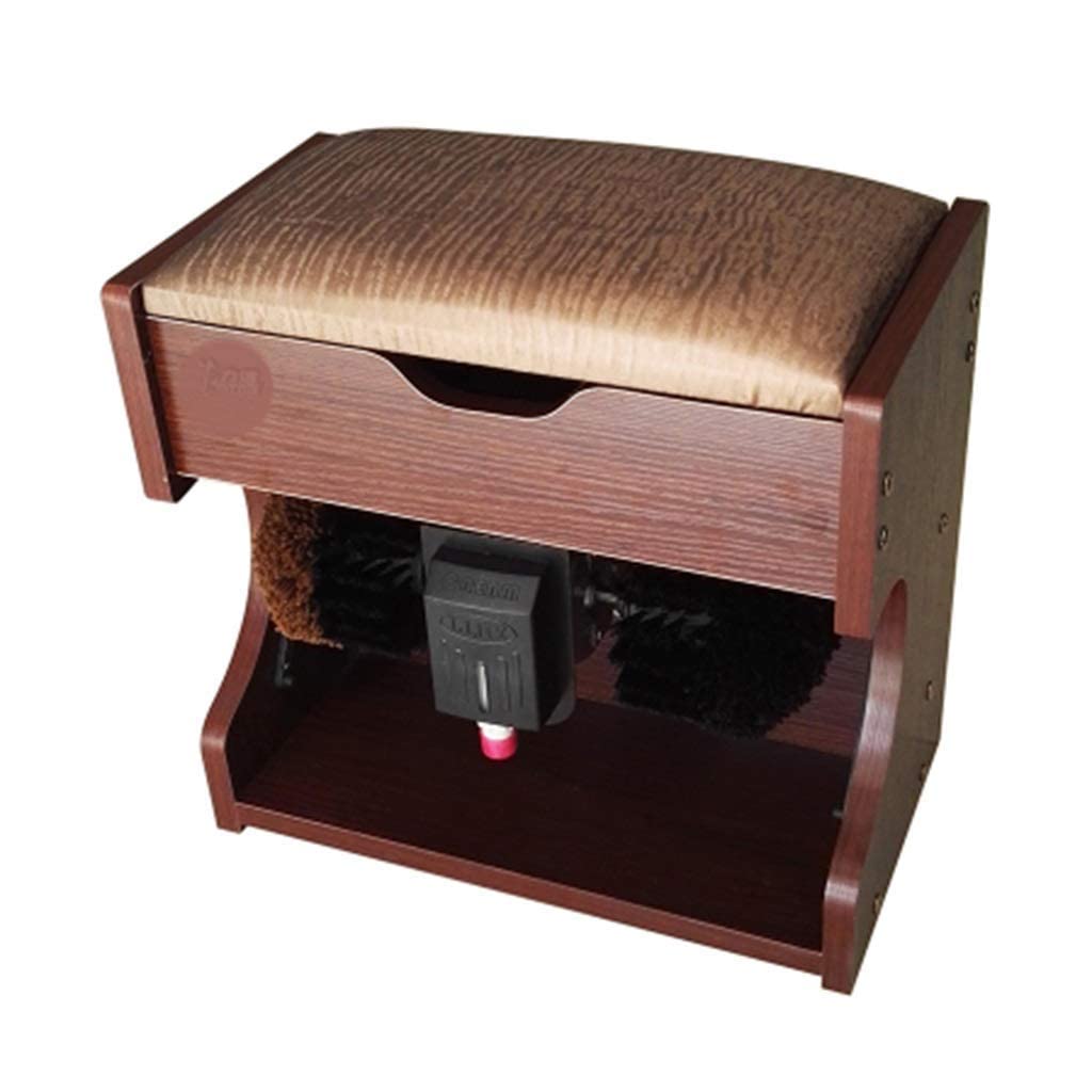 Lucidascarpe Macchina Lucidascarpe Con Scatola Di Immagazzinaggio E Morbido Cuscino Macchina Lucidascarpe Portatile A Induzione Automatica Lucidatore Per Scarpe Domestico E Commerciale Pulito (B