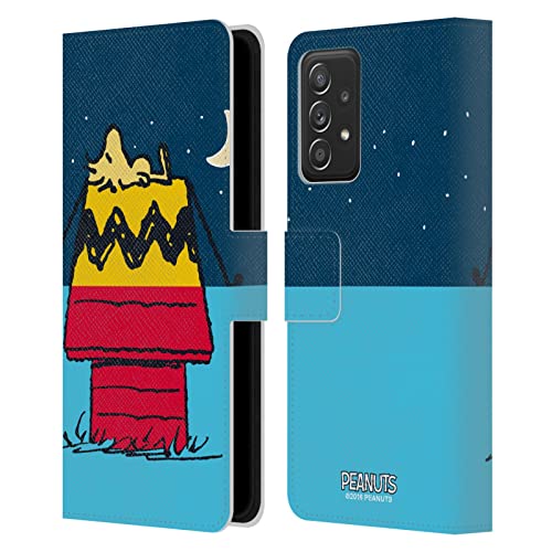 Coque Peanuts Samsung Galaxy A53 5G étui portefeuille Woodstock