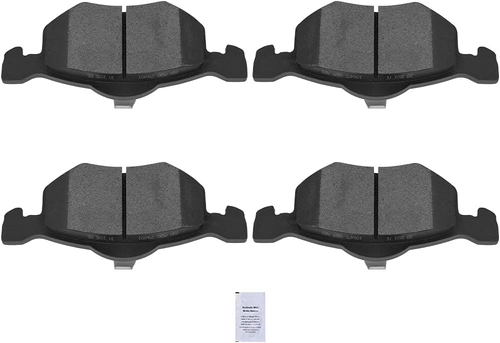 cciyu D843 Professional Ceramic Front Brake Pads Set fit For 2008-2014 For Chevrolet Express 2500,2008-2014 For GMC Savana 2500