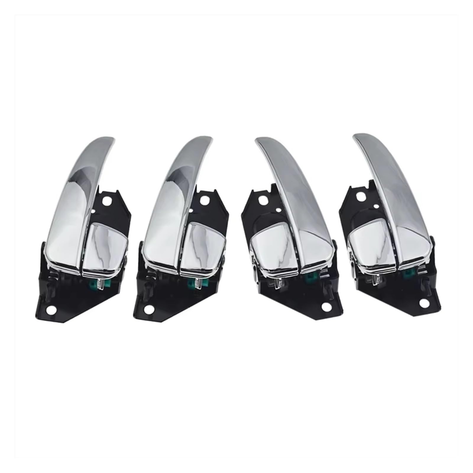 BeiZhengbhD Pull Handle Inner Trim for Hyundai for Sonata 2001 2002 2003 2004 2005 82610-3D010 82620-3D010 4Pcs Car Inside Door Handle Chrome