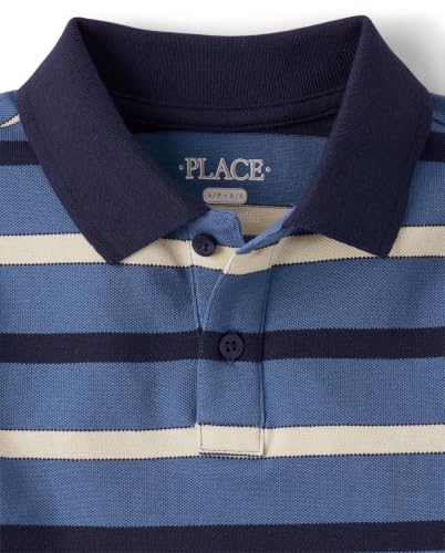 Image of The Children's Place Boys' Uniform Short Sleeve Pique Polo