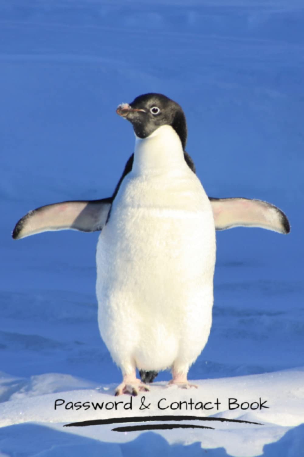 Penguin Password Book | Password/Contact Book | Alphabetical Password Tracker: Internet Log Book To Organize Your Website Passwords In One Secure Convenient Place