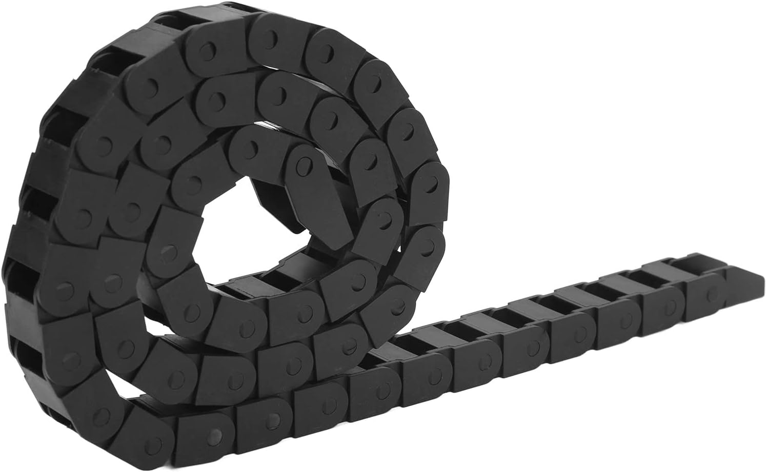 1 Piece 10 x 15 mm Cable Drag Chain, Drag Chain Cable PA66 CNC Nylon Cable Drag Chain 1M Energy