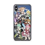 Beamm-Frost Compatible with Sword Art Online Characters SAO II Japanese Anime Pure Clear Phone Cases Cover iPhone 7/8/SE 2020 Case Cover
