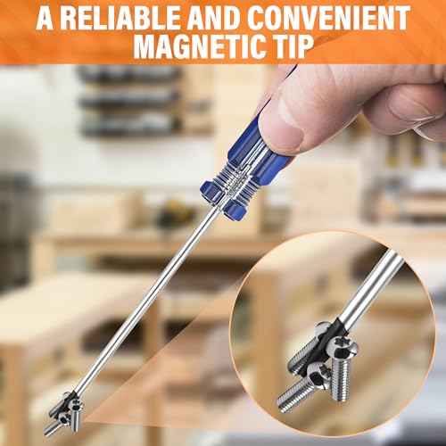Image of T8 Torx Screwdriver with Magnetic Tip - 5.11 inch TR8 Tamper-Resistant Star Driver, Hardened Steel Shaft, Non-Slip Handle - Torx T8 Screwdriver for Game Controllers, Electronics, Laptops & Phone Repair