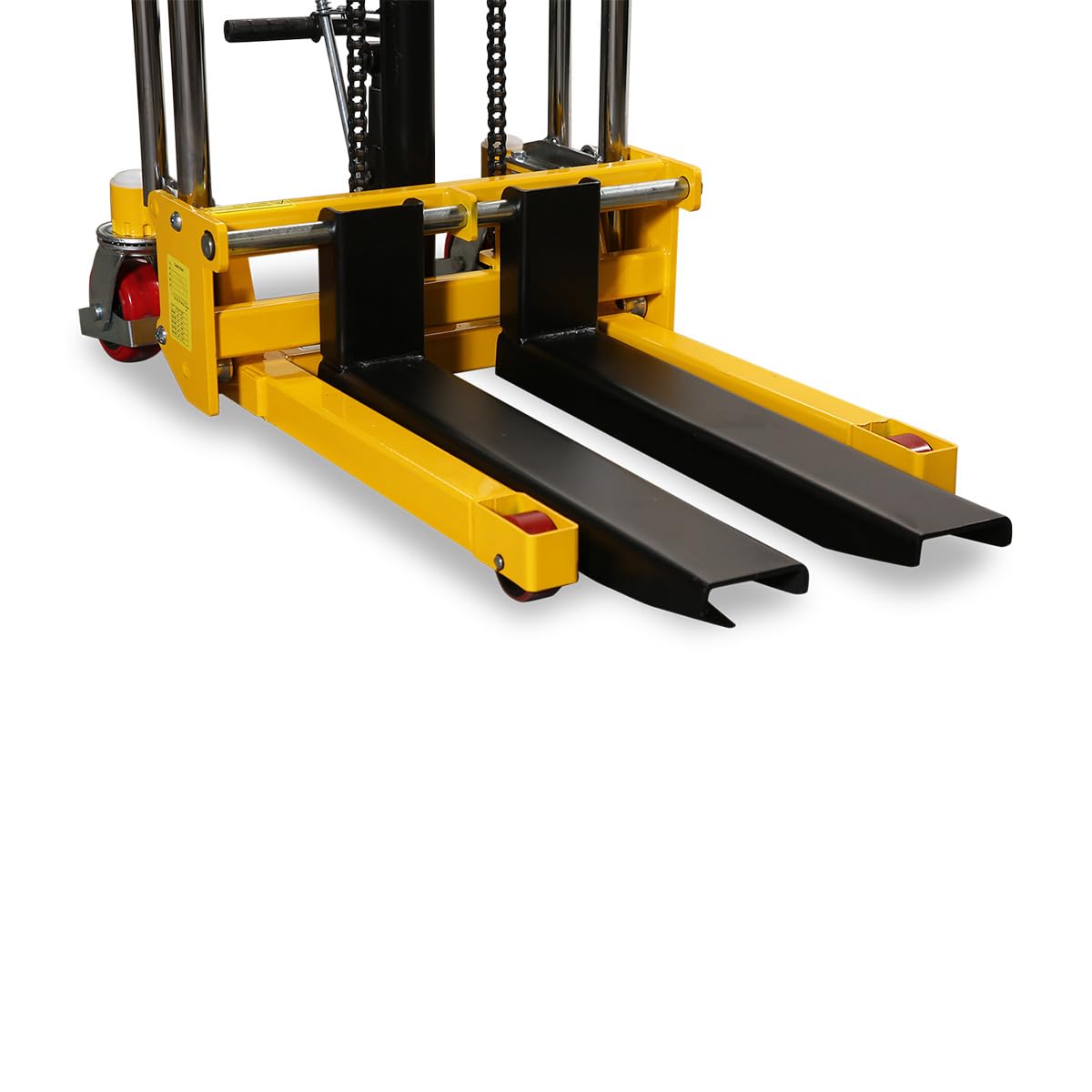 Fahrbarer Hubtisch mit Gabeln und Plattform, Mini-Stapler, 400 kg, 1,5 m Hubhöhe, 650 mm Gabellänge