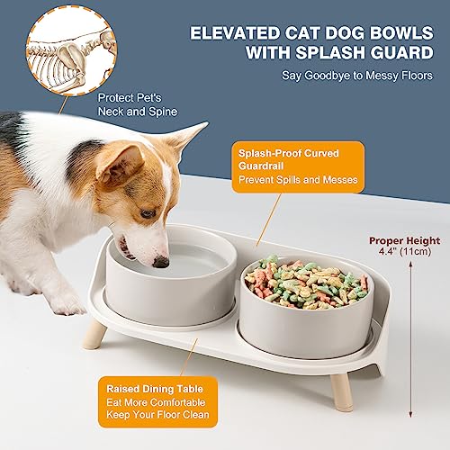 Ahx SK0682-G-M Elevated Dog Food Water Bowl - Raised Dog Bowls thumb #3