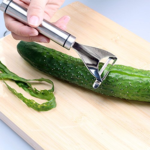 Fruits Dig Cuke Vegetables Peeler Stainless Kitchen Tools Scraper+Scoop
