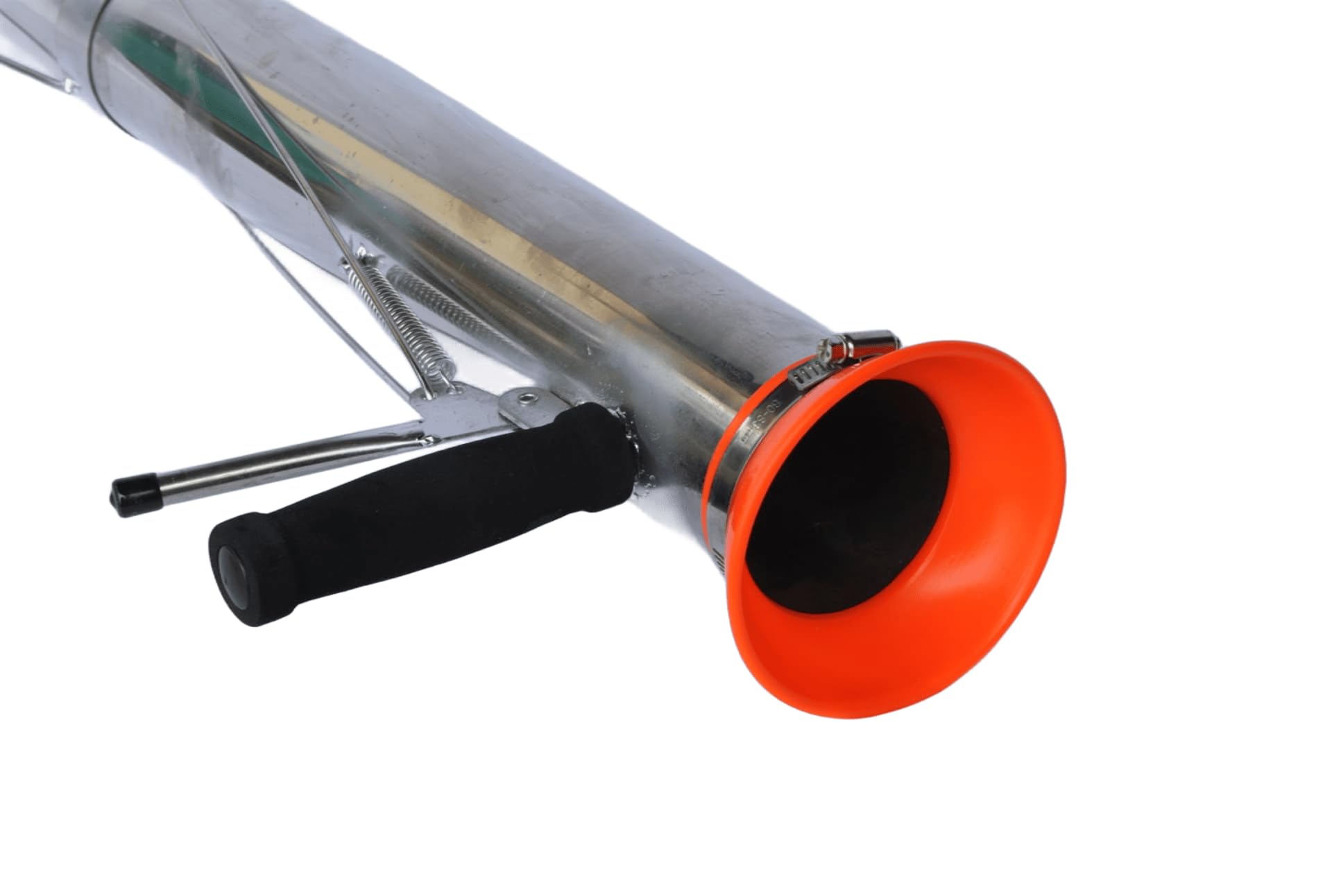 PIANTATORE VELOCE Professionale Inox cou una Leva – Trapiantatore Manuale a Rilascio Automatico per Orto, Piantine e Bulbi – Acciaio Inox