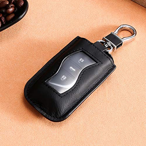 Aileder - Custodia per chiave auto, in vera pelle