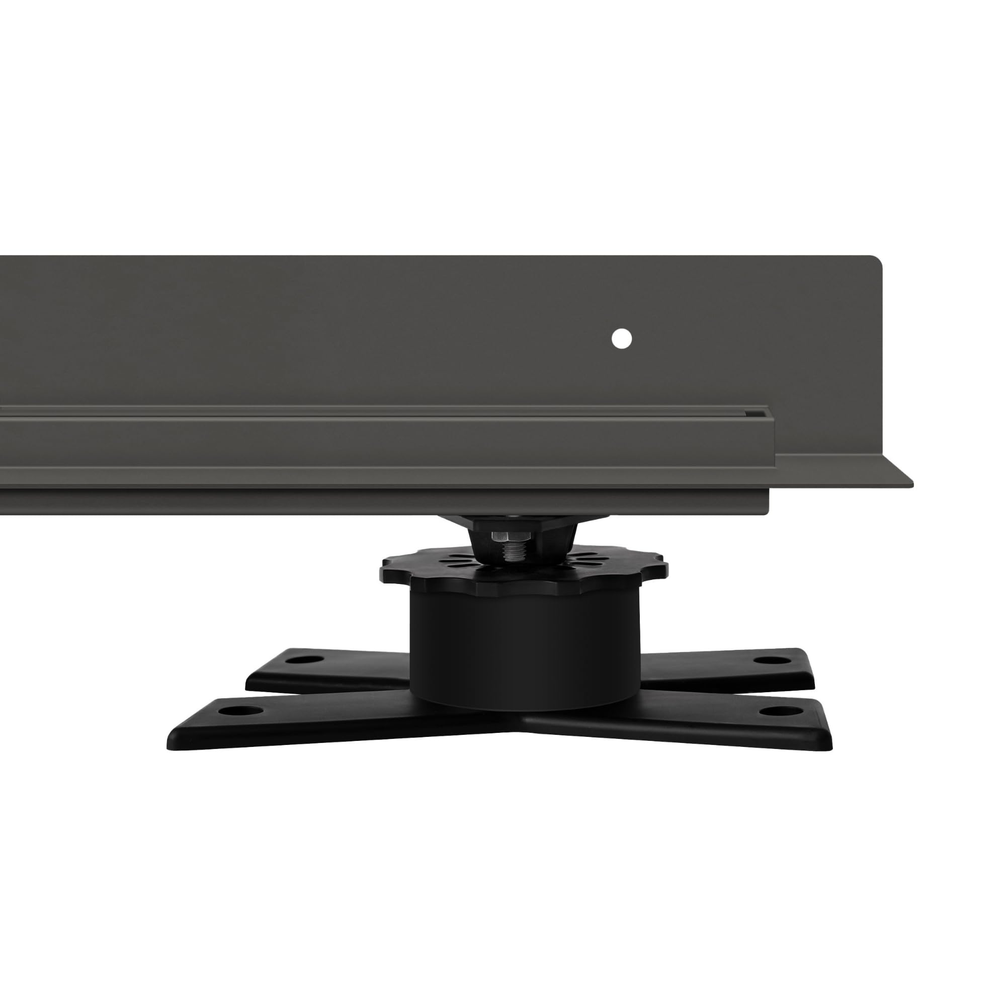 Canaleta de ducha Premium SLX Duo de grafito PVD – Acero inoxidable AISI 304, óxido enlosable, sifón Ø50, colador, patas de montaje, manguito de sellado, 60 a 100 cm (70 cm)