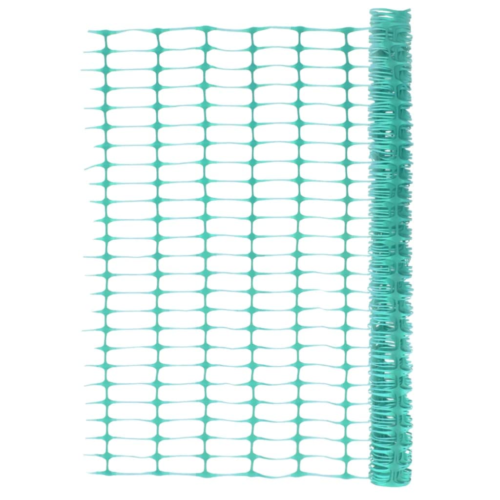 Valla de jardín de 30 m, verde, red de protección de polietileno de alta densidad 1 x 30 m, ancho de malla 100 x 40 mm, protección visual flexible para jardín, obras, sauce, pantalla temporal de