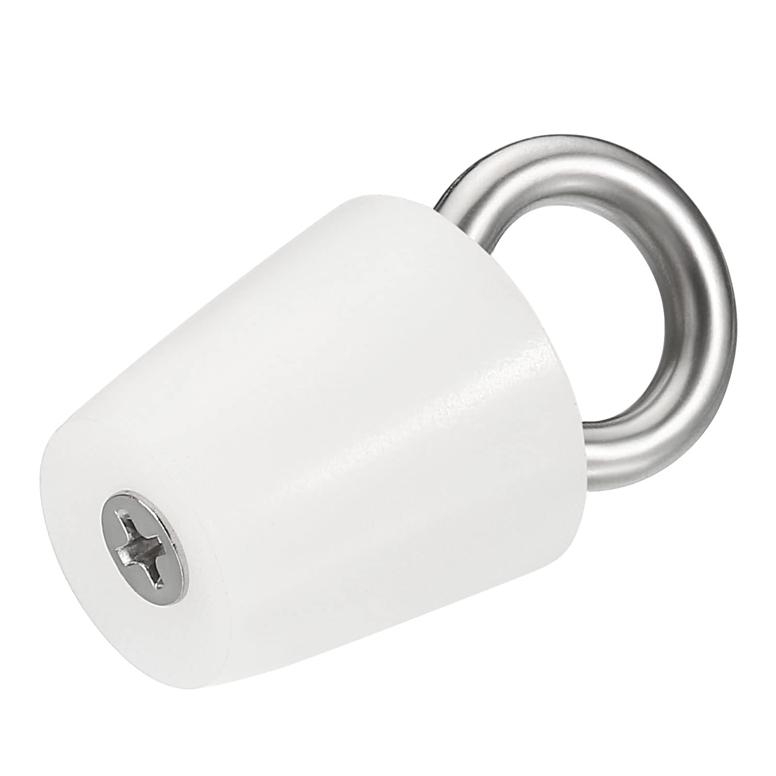 Tappo In Gomma Siliconica Conico Per Vasca Da Bagno - Diametro 46-56mm, Con Manico, Bianco - Foto 2