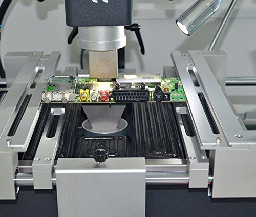 GOWE Three Temperature Zones Infrared & Hot air BGA Rework Station with CCD camera and monitor