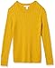 Amazon Essentials Women's Lightweight Cable Crewneck Sweater, Long Sleeve (Available in Plus Size), Gold, Medium
