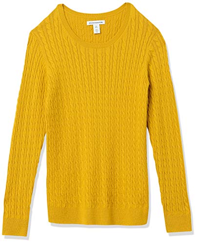 Image of Amazon Essentials Women's Lightweight Cable Knit Long Sleeve Sweater