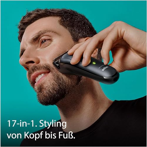 Image of Braun MGK7491 Series 7 All In One Trimmer, 17 in 1 Kit For Beard, Hair, Male Hair Removal And More