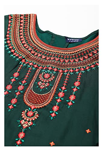 Image of LYMI LABEL Women Viscose Rayon Foil Printed & Embroidered kurta with Flared Skirt & dupatta