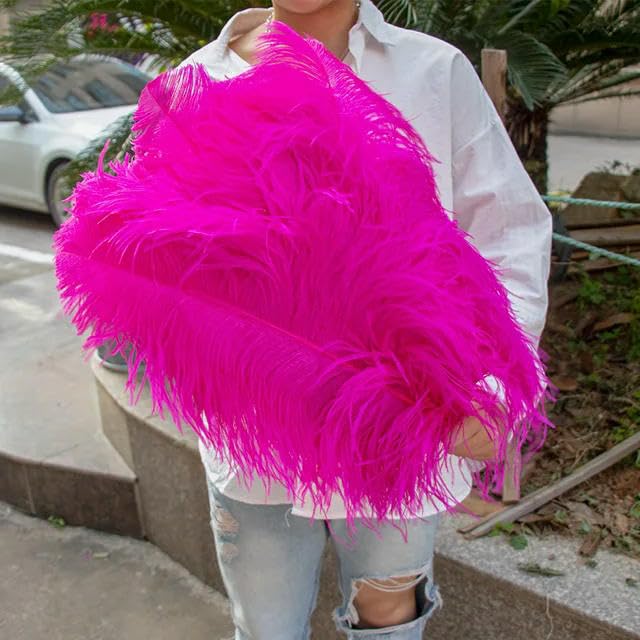 TUITA 10pcs White Large Ostrich Feather 15-55cm for Wedding Party Carnival Decoration Natural Ostrich Feathers Crafts DIY Accessories — image 1