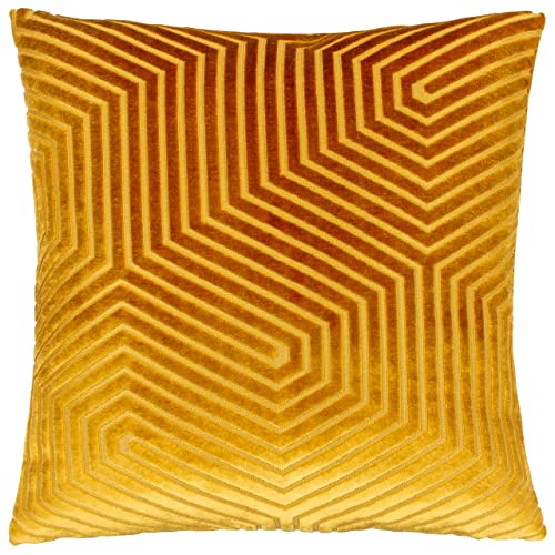 Paoletti Housse de Coussin Evoke en Velours – Housse de Coussin carrée décorative Luxueuse à...