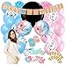 Género revelan Partido Kit,64PCS Gender Reveal Party, Género Revelan el Globo de Látex con Azul y Rosa Confeti-niño o Niña Foto Banner Stand Props-decoración para Baby Shower Fiesta de Cumpleaños