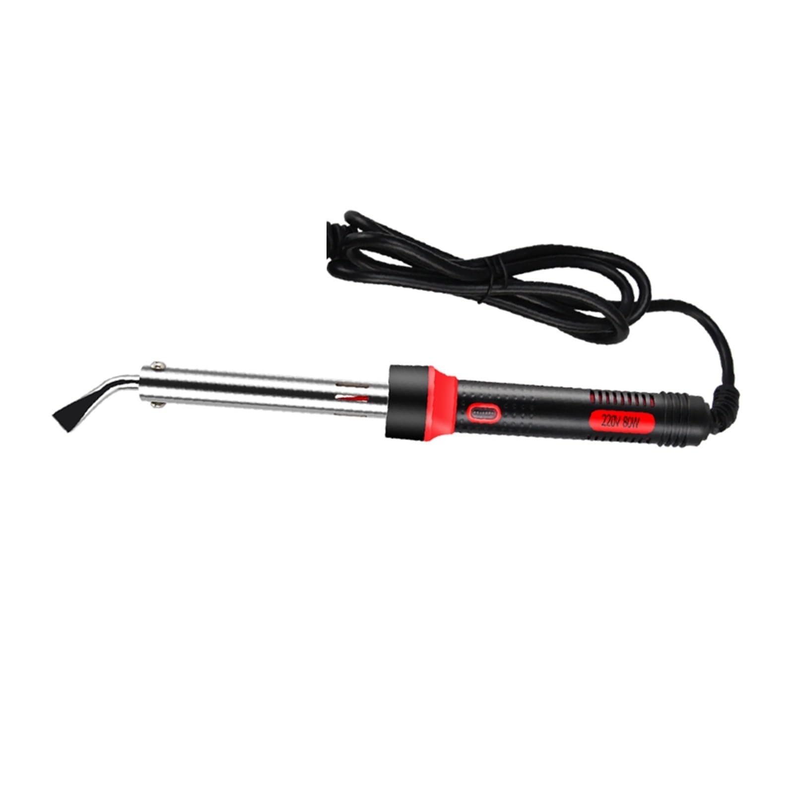 Lutownica elektryczna dużej mocy, elektroniczne narzędzie do naprawy, regulacja temperatury lutownica elektryczna 80W + 1 szt. Końcówka lutownicza(Curved LS300 300W)