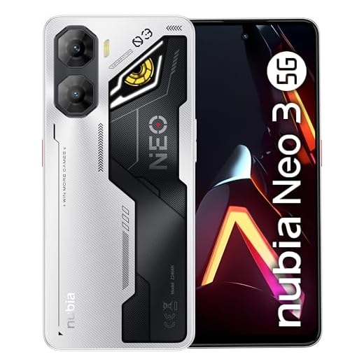 nubia Neo 3 5G Smartphone Gaming Android 15, 8+12GB RAM Dinamica + 256GB ROM, Display 6.8” FHD+ 120Hz, Camera 50MP, Smartphone Dual SIM 5G, NFC, Batteria 5230mAh, Alte Prestazioni, Cyber Silver