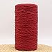500G / Lot Raphia Paille Fil Crochet Fil pour Tricoter Été Chapeau De Paille Sacs À Main Coussins Paniers Matériel À Tricoter À La Main Fil, Rouge vin