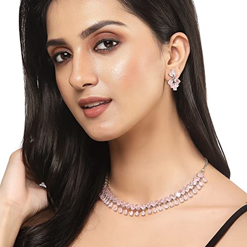 American Diamond Studded Necklace Set