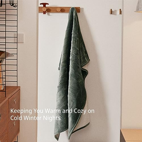 GOTCOZY Heated Blanket-Soft Plush Electric Blanket 50"X60"(Green) - image 6