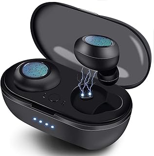 Waterproof Bluetooth 5.3 True Wireless Earbuds, Touch Control,30H Cyclic Playtime TWS Headphones with Charging Case and mic, in-Ear Stereo Earphones Headset for Samsung/iPhone/Android