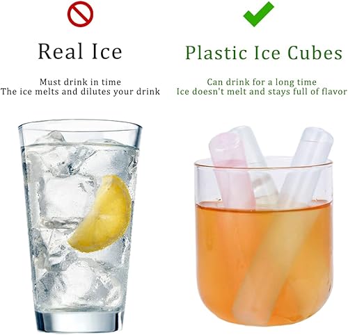 Miniatura 5 de Palitos de hielo reutilizables para botellas de agua, paquete de 8, cambio de color