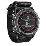 For Garmin Fenix 3 ,Vovotrade 2016 Luxury Nylon Strap 5 Ring Watch Replacement Band (Black1)