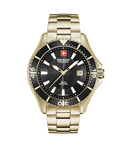 Swiss Military Hanowa Hommes Analogique Quartz Montre avec Bracelet en Acier Inoxydable 06-5296.02.007