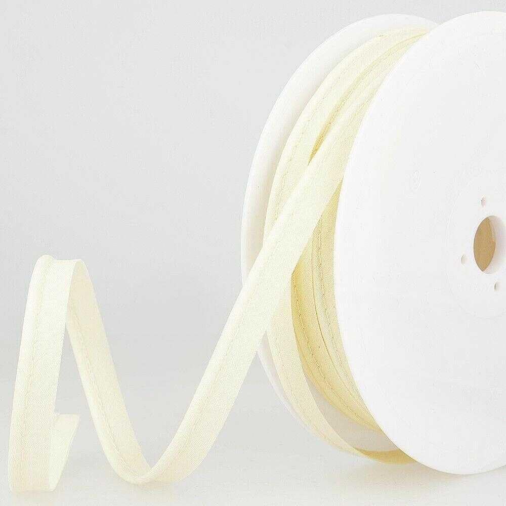 2mm Flanged Piping Cord Polycotton for Seams 45 Colours Buy 1 2 Or 4 Metres 899D, 041 Natural Cream, 2 Metres