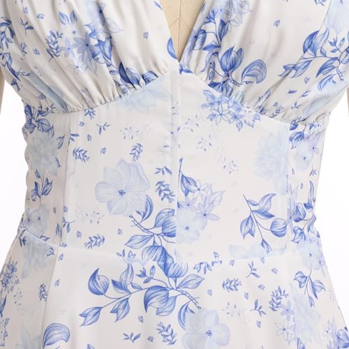 Image of IBTOM CASTLE Women Corset Dress Sleeveless Spaghetti Straps Casual Dresses Boho Slit Lace Up Flowy Midi Bustier Sundress