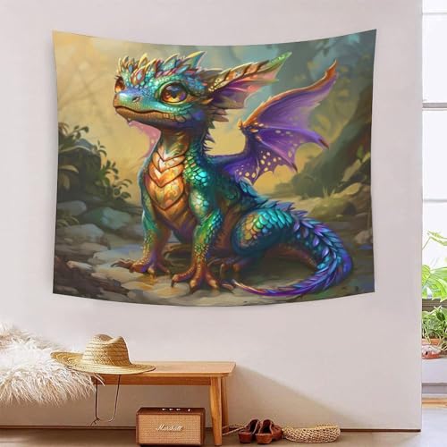 Tissu mural effet 3D Kirin drap de plage et tenture grand format pour habiller votre chambre