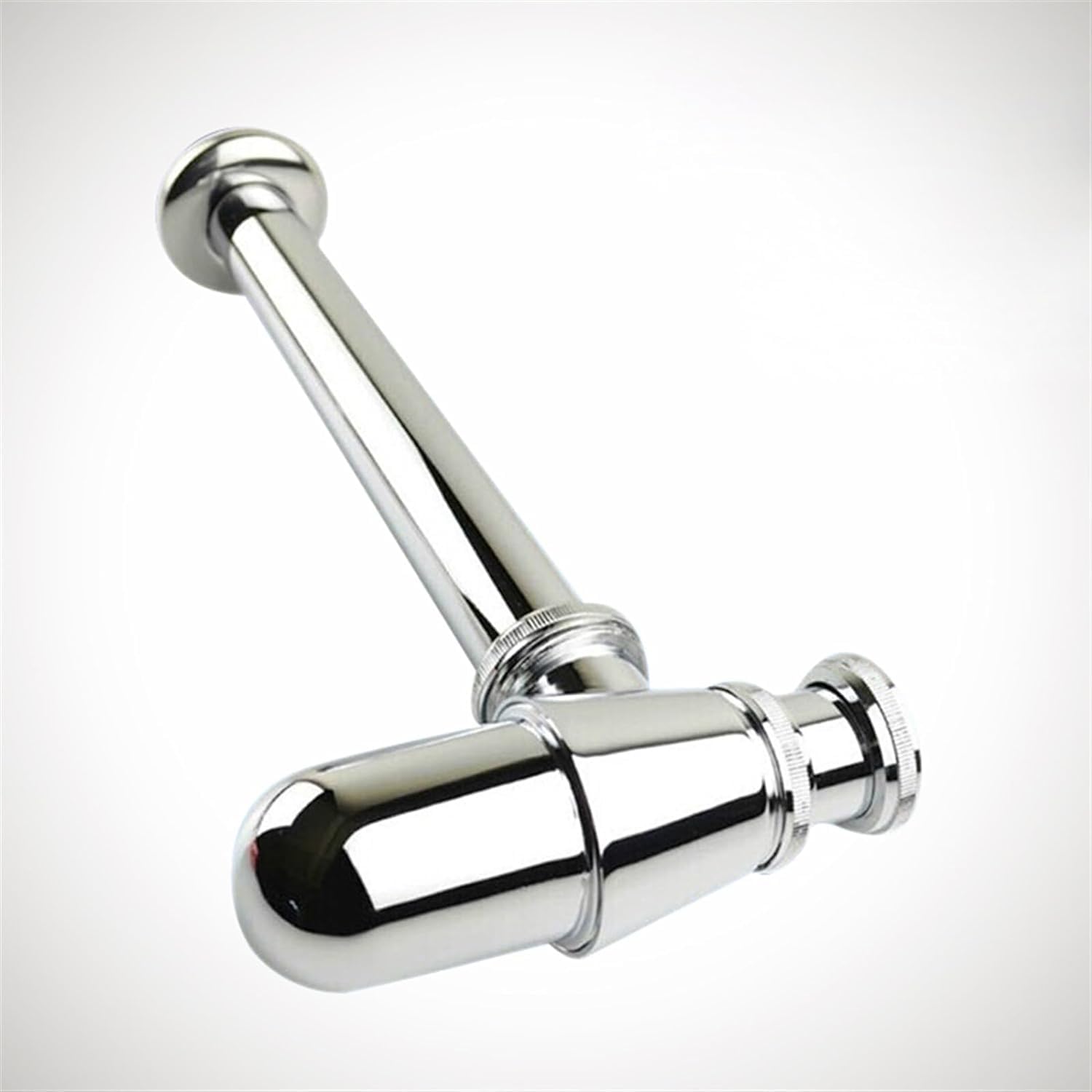 sustitución de tapones de fregadero pop up, Sifón tipo P Sifón tipo P Sifón de pared de aleación de zinc macizo de estilo antiguo Sifón de botella con lavabo Tubo de plomería de desechos emergente.