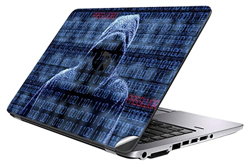 Image of GADGETS WRAP Printed Vinyl Top Only Skin Sticker Decal for HP Elitebook 840 G1 & G2 Laptop - Hacker Coding