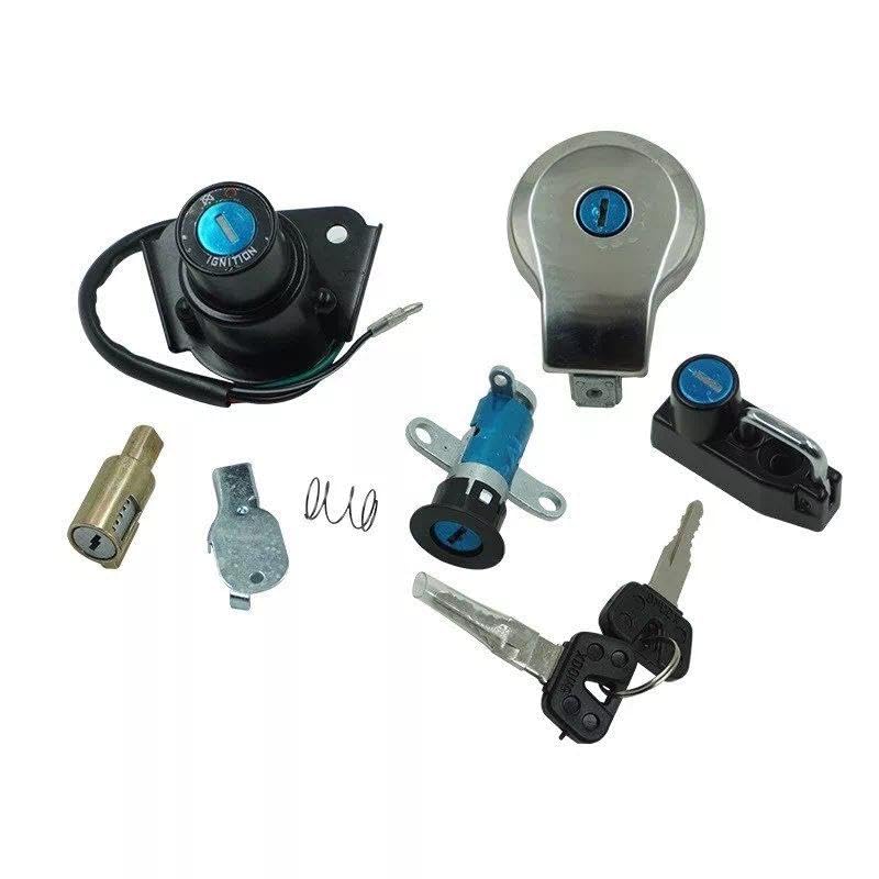 Ignition Switch Fuel Gas Cap Compatible with Yamaha Virago 250 535 XV250 XV535