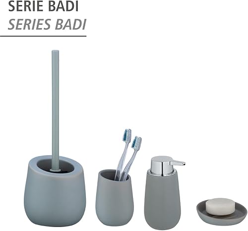 Miniatura 5 de Wenko 23648100 - Dispensador de jabón (3.7 x 6.3 x 3.1 in), color gris