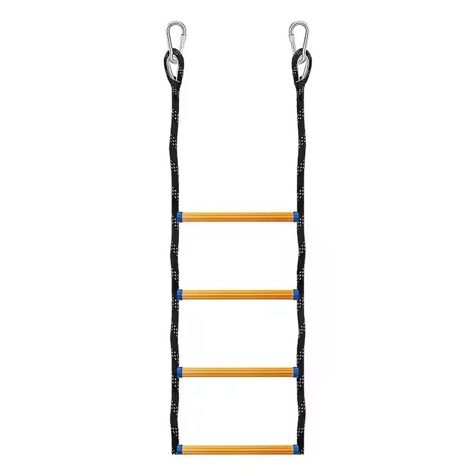 Boat Rope Ladder Scaletta Portatile for Barca, Pieghevole, a 4 gradini, con Corda l'imbarco