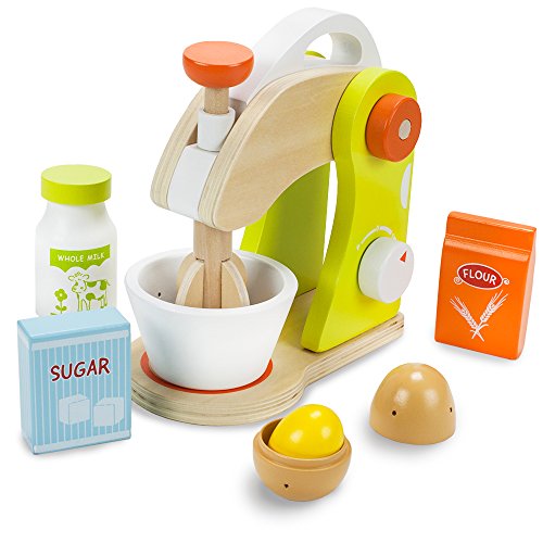 Wood Eats! Marvelous Mixer Playset with Sugar, Milk, Flour and Egg