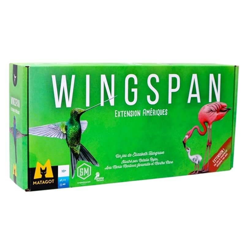 Matagot Wingspan Amériques - 4ème Extension Officielle Oiseaux du Mexique, Amérique Latine & Caraïbes | Nouvelle Mécanique Colibris | Jeu de Société 1 à 5 Joueurs dès 10 Ans | Elizabeth Hargrave