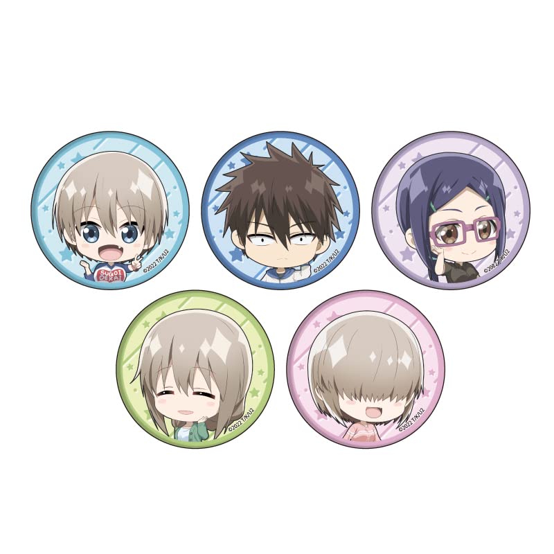 Amazon | 宇崎ちゃんは遊びたい！ω 02 ミニキャライラスト 缶バッジ 5