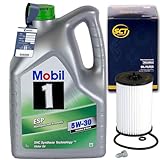 Enthält folgende Markenprodukte: 1x BandelOne Ölwechselschild | 1x SCT - MANNOL Ölfilter | 1x MOBIL Motoröl | 1x FA1 Verschlussschraube, Ölwanne