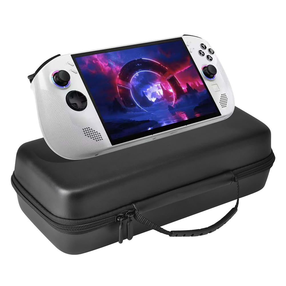 Carrying Case Handheld Games Travel Storage Bag Cases EVA Hard Shell Console Holds Accessories and Storage Protective Cases Black 1PC