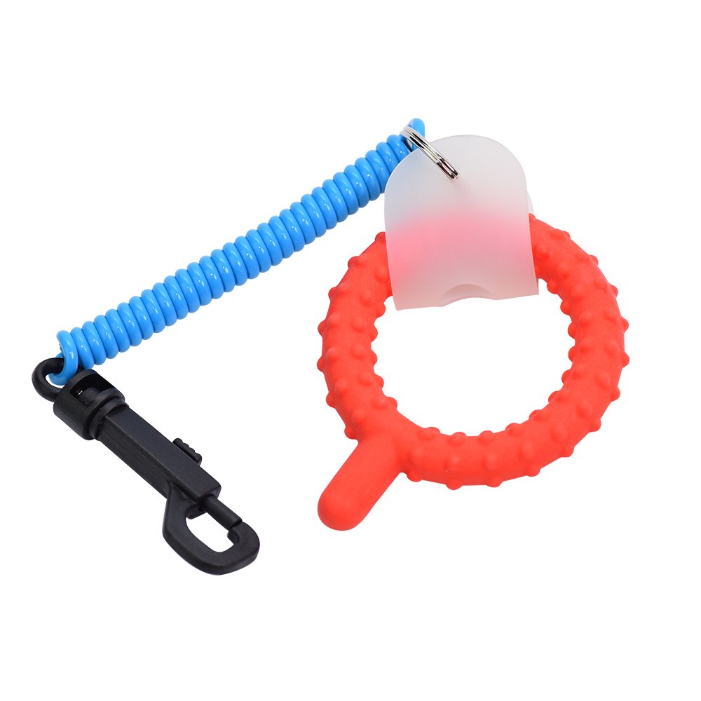 Springz Chewy Holder Aqua with Natural Strap