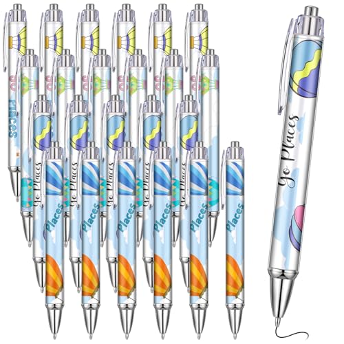 Stylos à bille rétractables pour le bureau et l'école lot de 24 stylos inspirants de fête