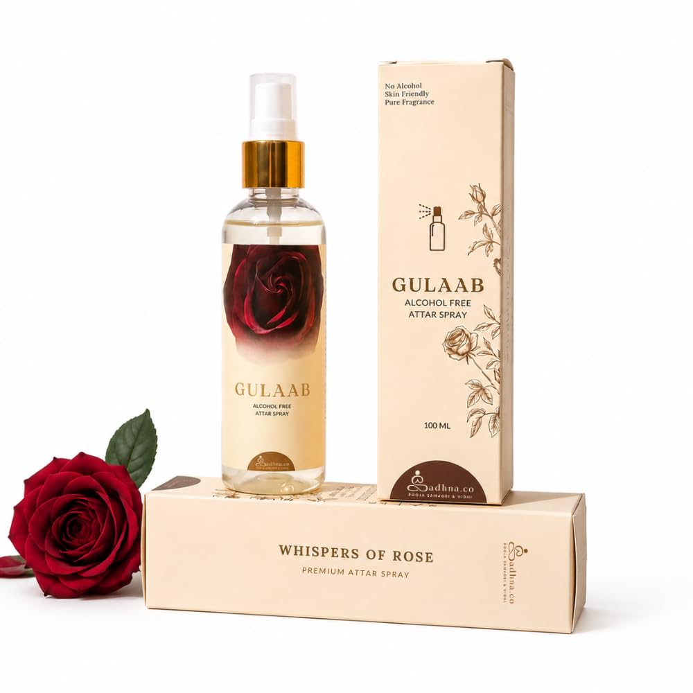 Sadhna Alcohol-Free Rose Atar Spray - Image 1